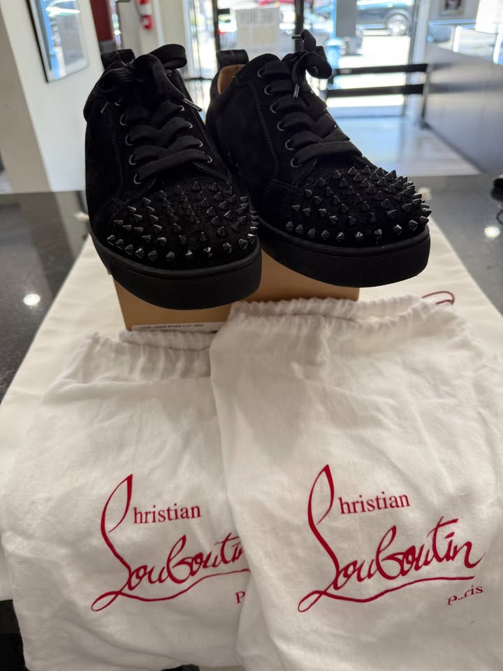 Christian Louboutin Louis Junior Spikes Low-Top Sneakers