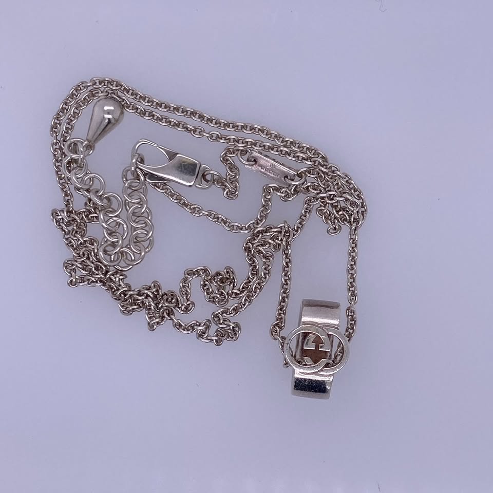 Interlock GUCCI GUCCI Necklace-Sterling Silver