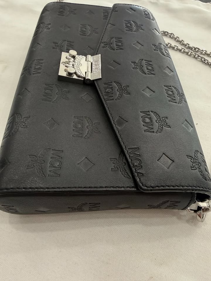 MCM Medium Millie Crossbody Bag-Black
