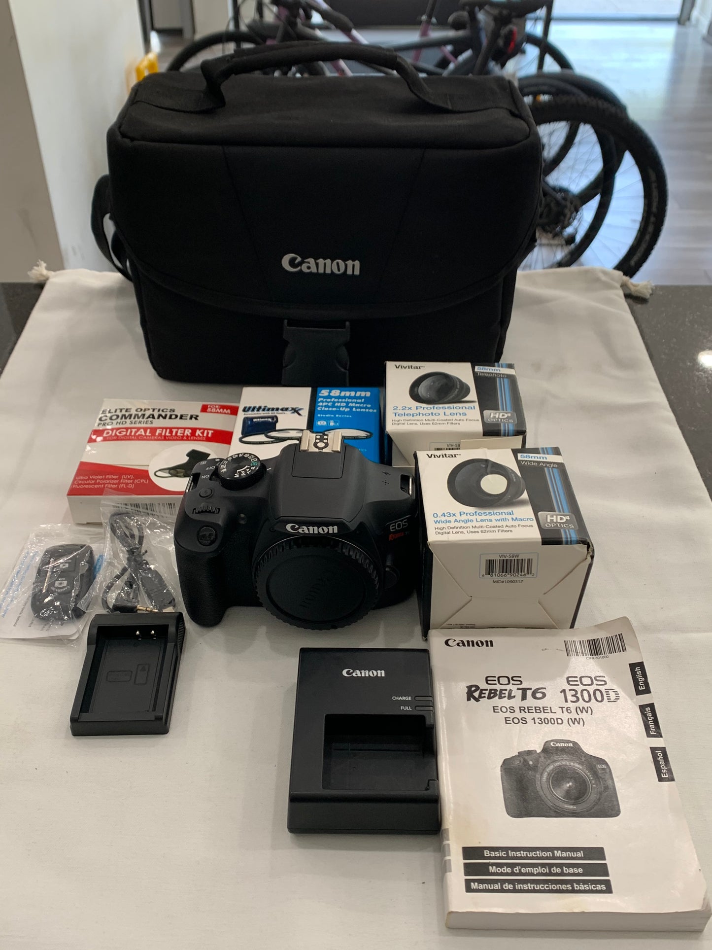 Canon EOS Rebel T6 DS126621 Digital SLR Camera