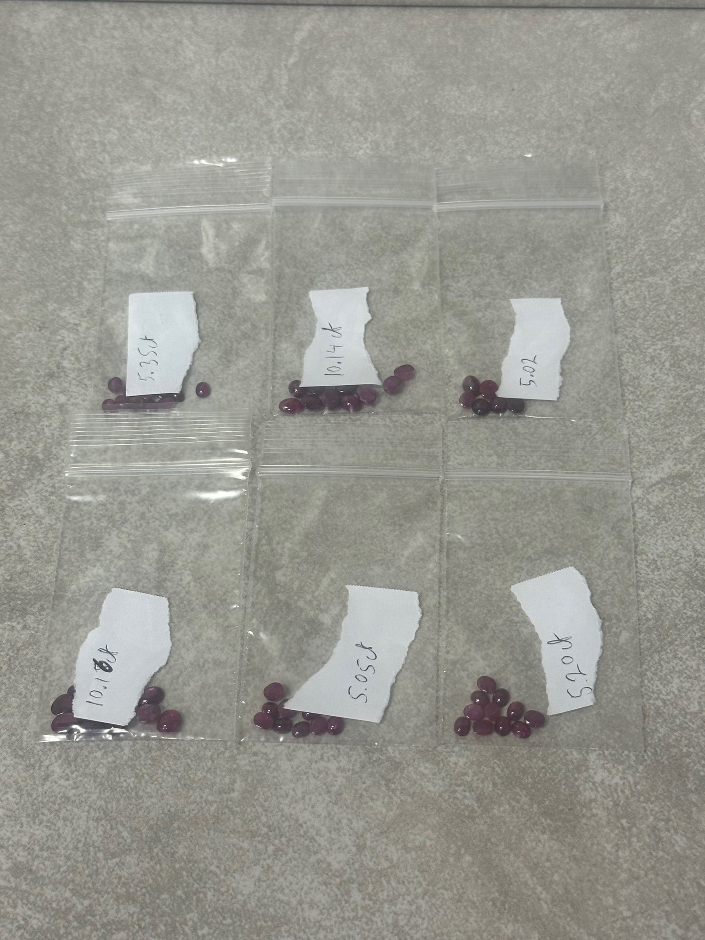 5.6mm Loose Oval Cut Rubie Stones Approximately 41TCW