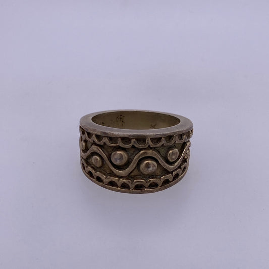 925 Sterling Silver Unisex Statement Ring