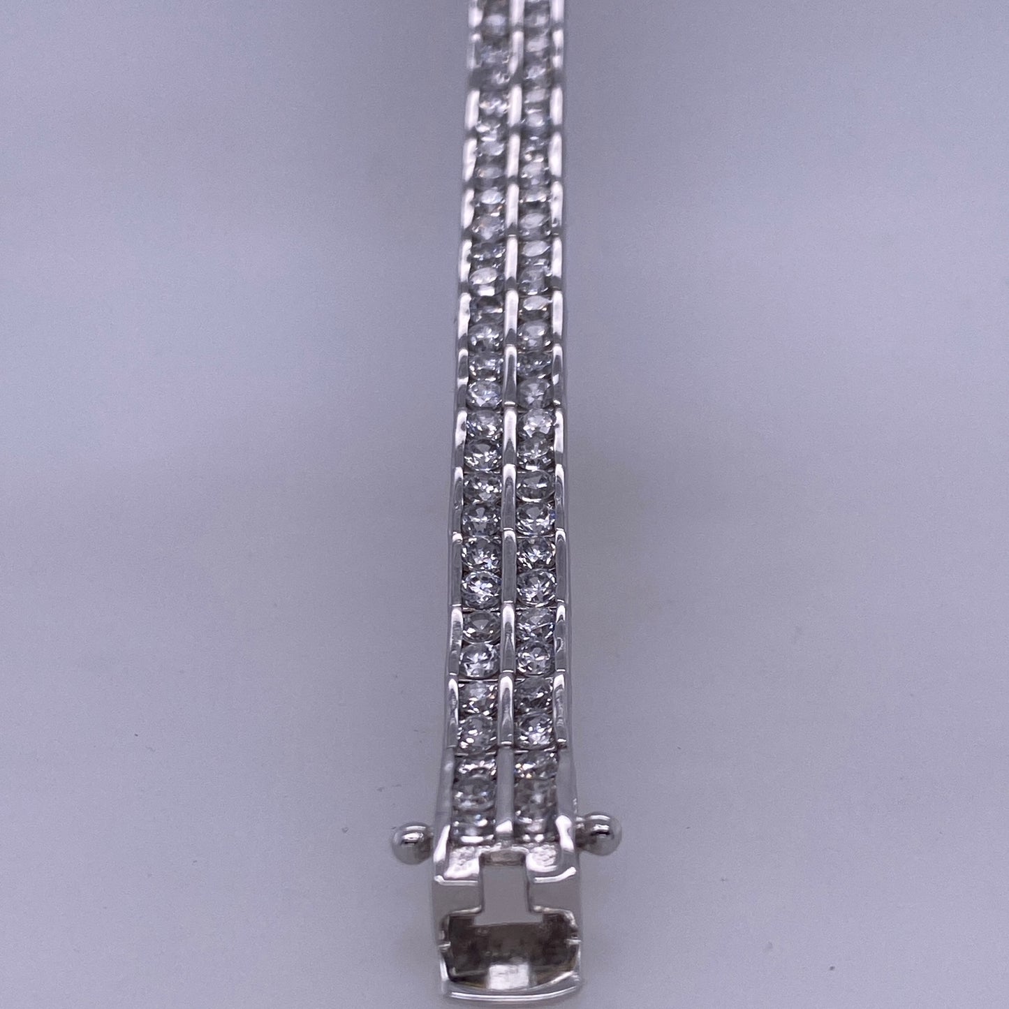 925 Sterling Silver Bracelet With CZ Stones