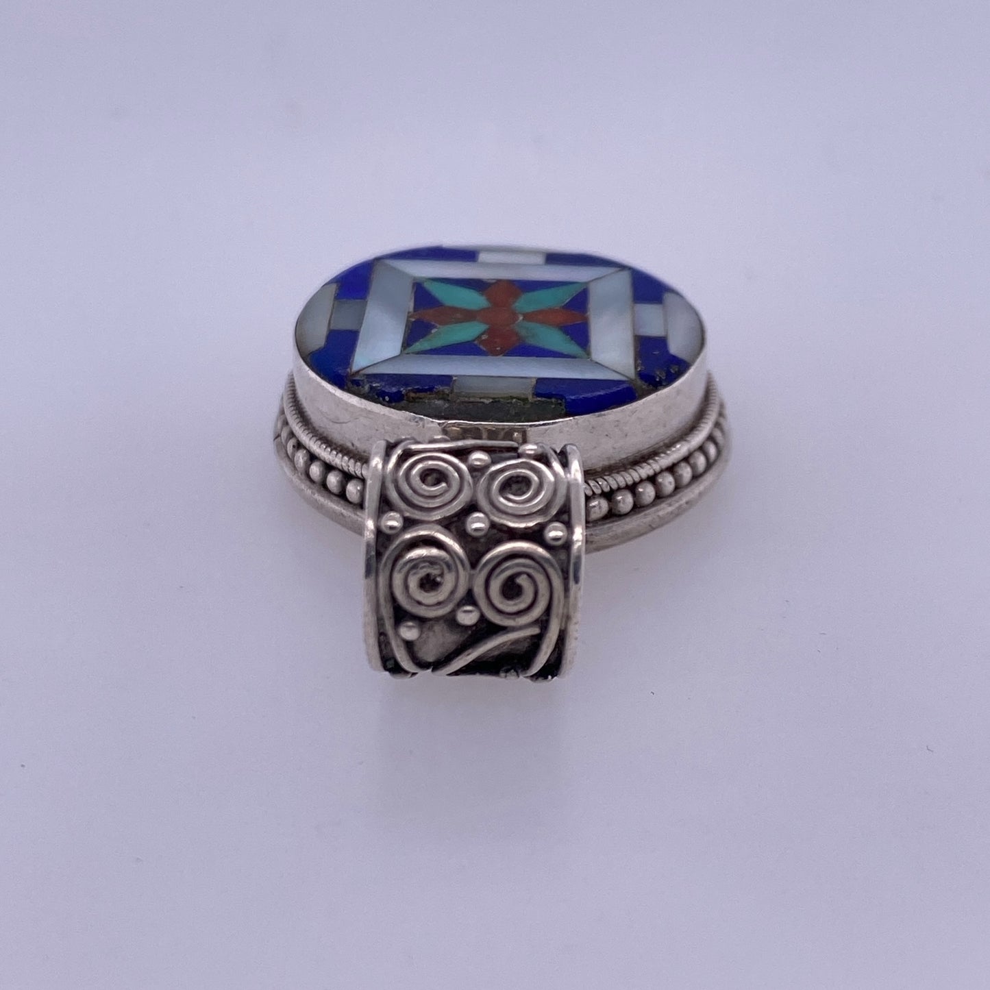 925 Sterling Silver Peruvian Chakana Pendant