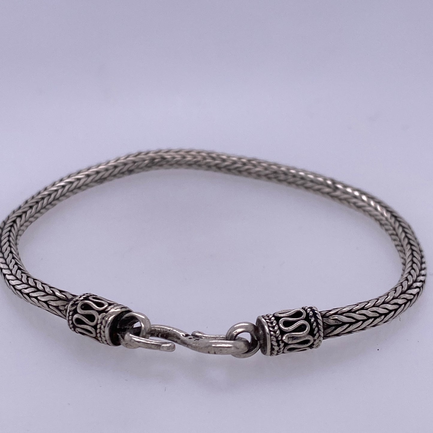 925 Sterling Silver Sanke Link Bracelet