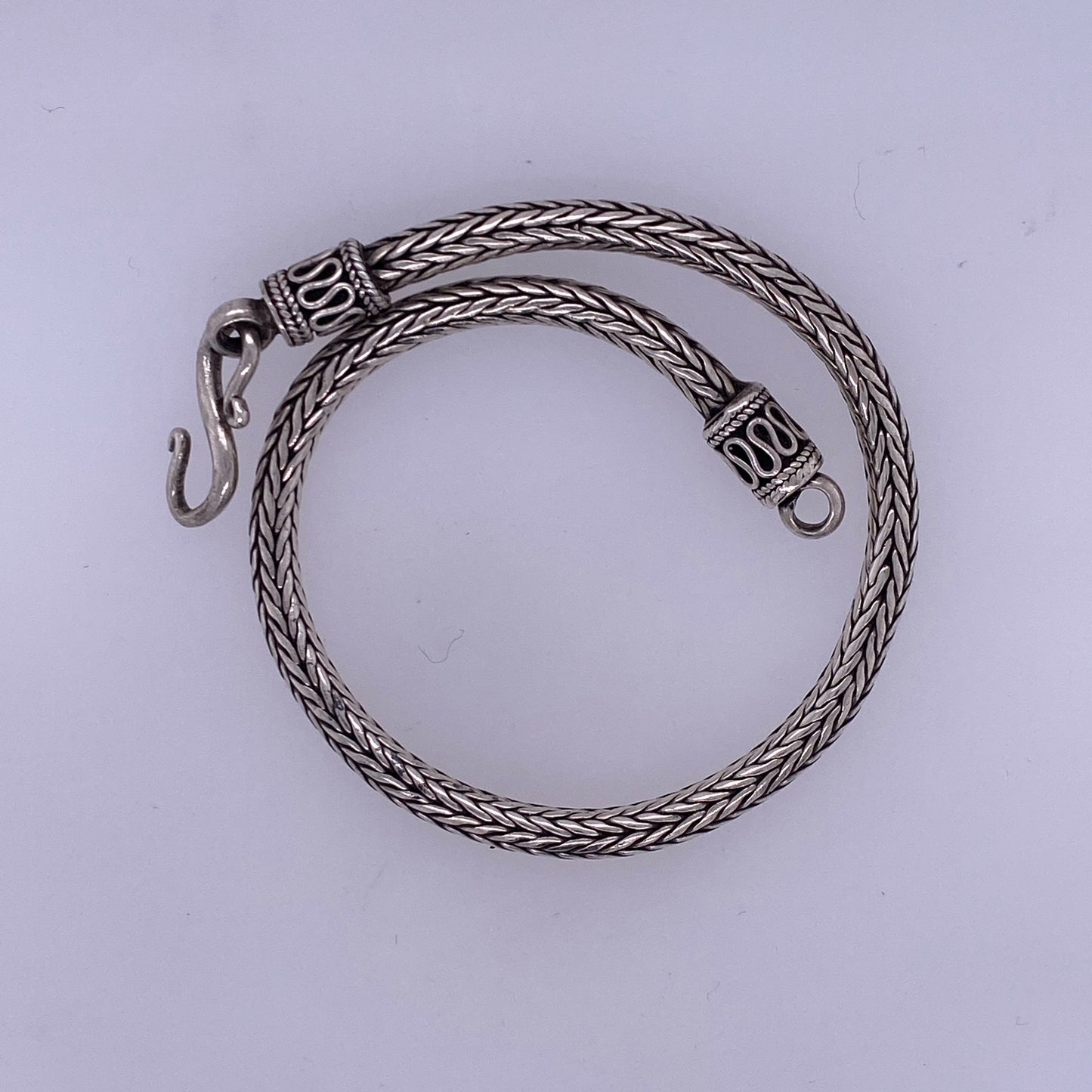 925 Sterling Silver Sanke Link Bracelet