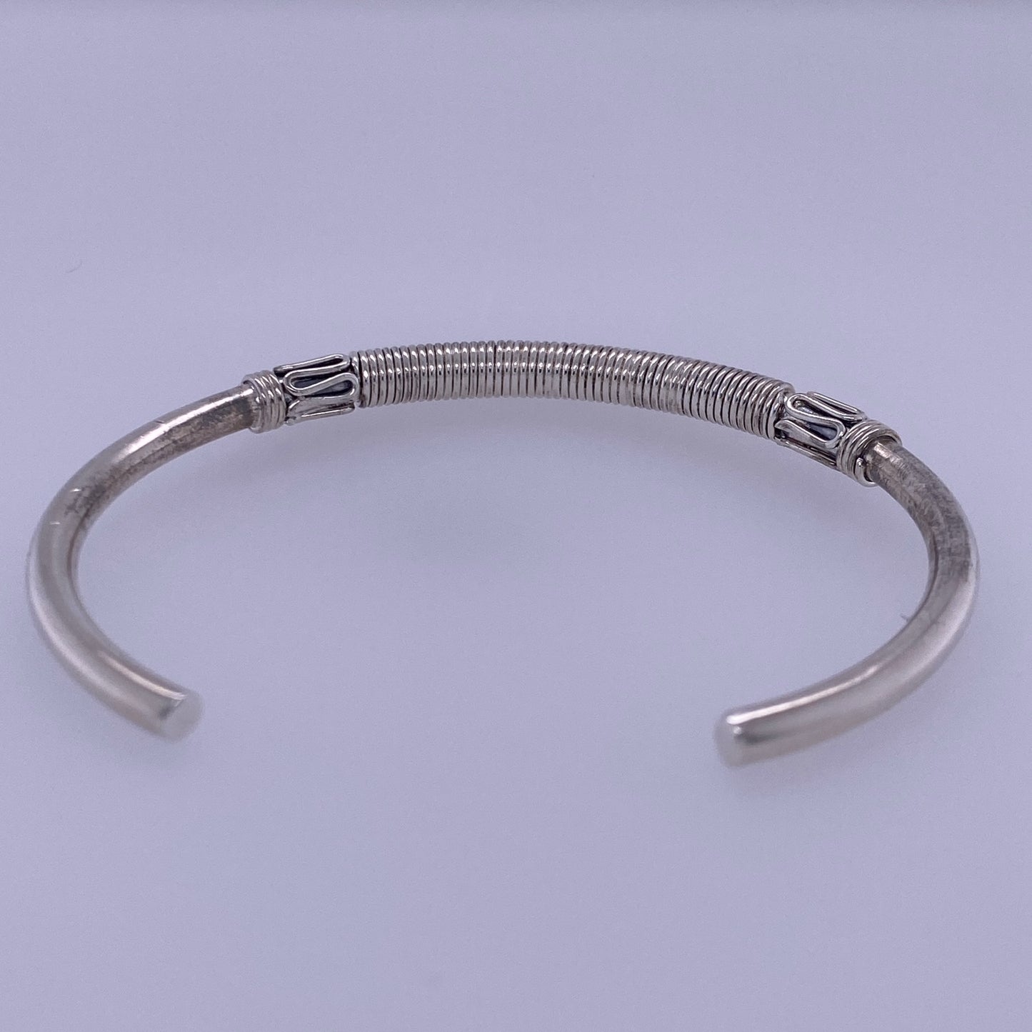925 Sterling Silver Custom Wire Style Bangle Bracelet