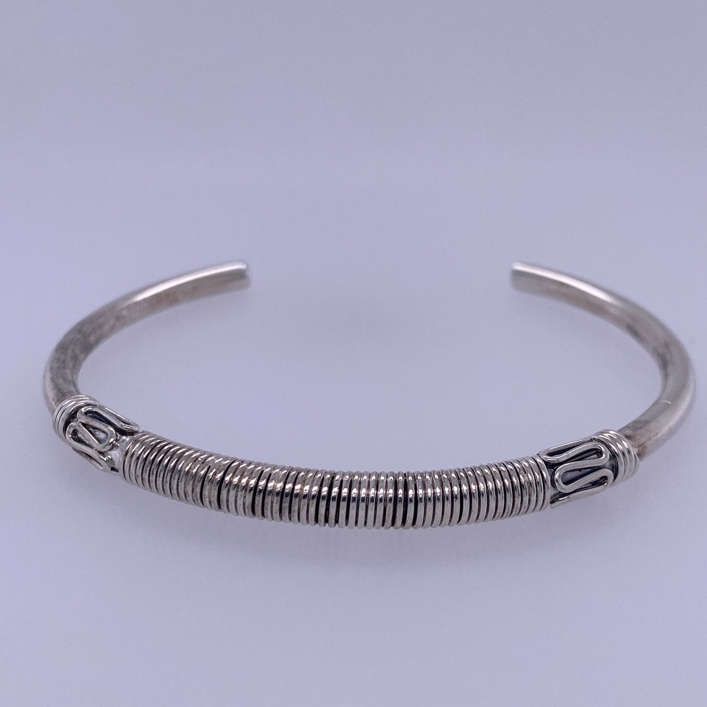 925 Sterling Silver Custom Wire Style Bangle Bracelet