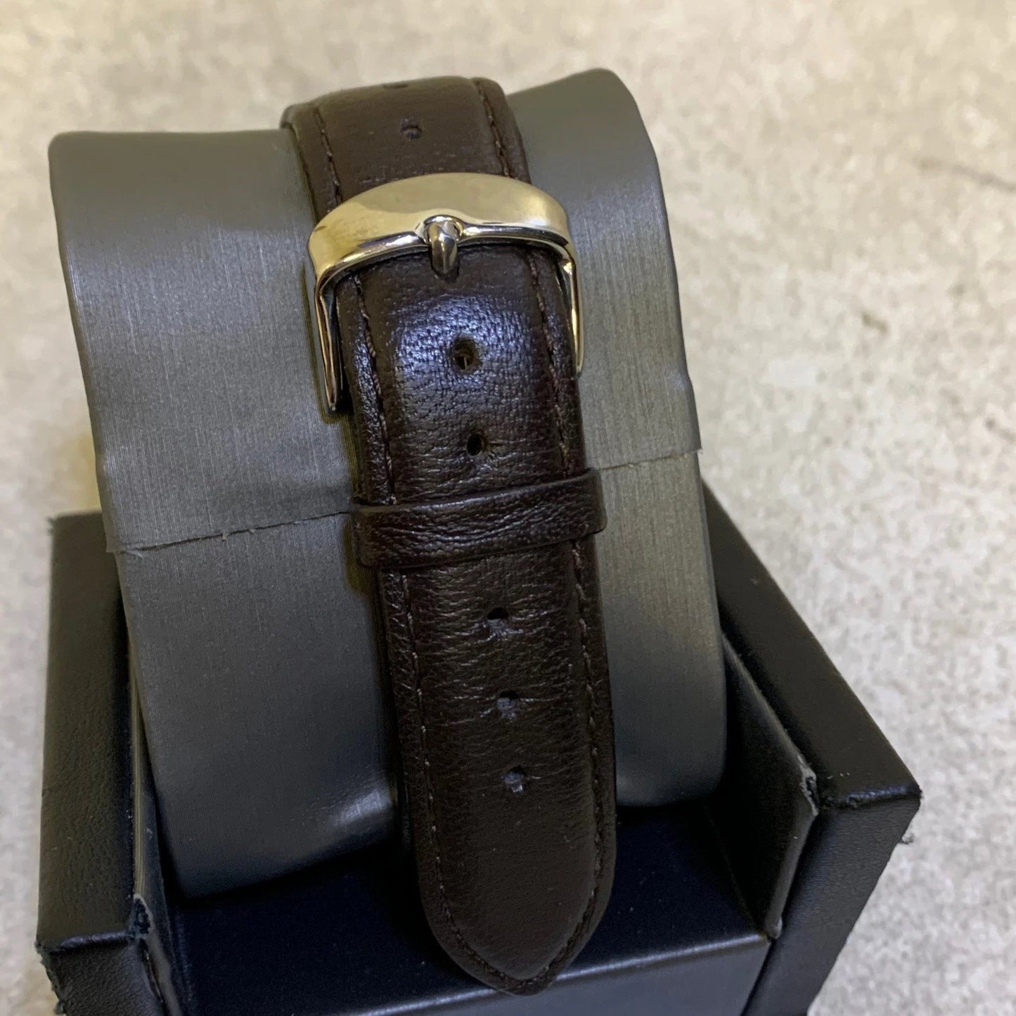 Timex TW2R85400 Metropolitan Brown Leather Mens Watch Blue Dial 43MM