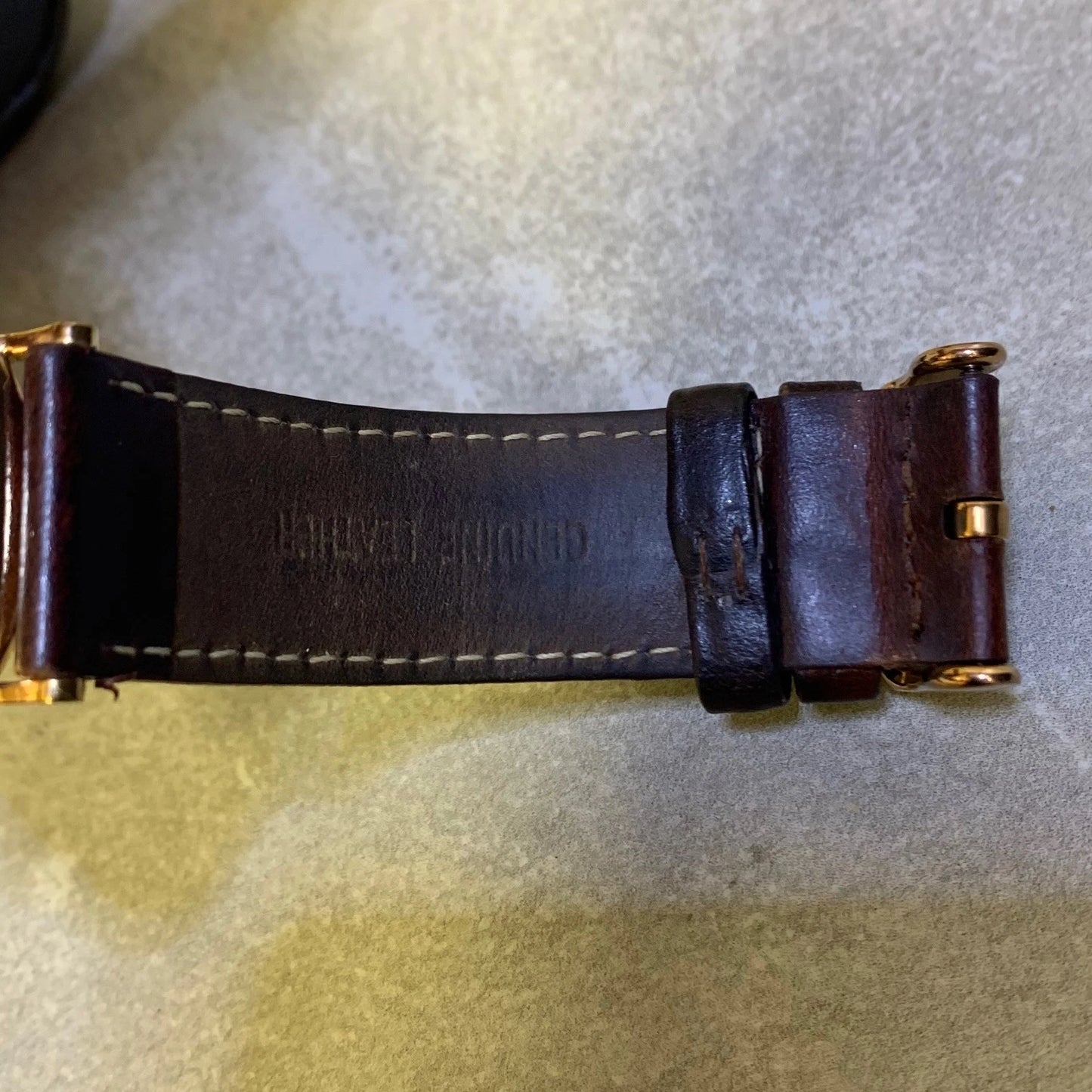 Daniel Wellington Classic Sheffield Yellow Black Leather Strap Mens Watch